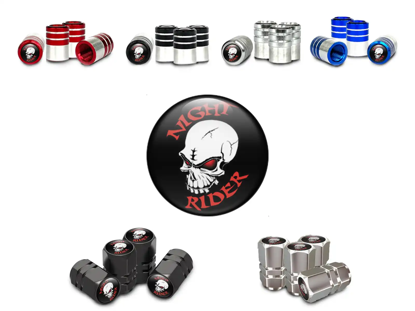 Rim Valve Covers for Trucks Glossy